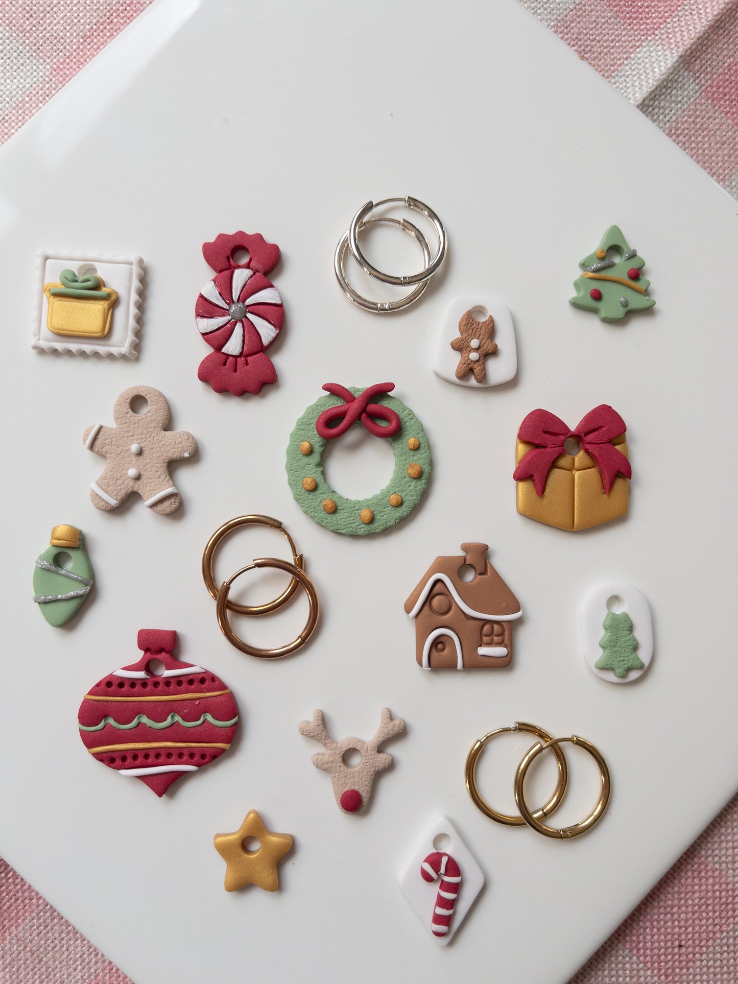 Polymer Clay Hoop Charms Workshop - Sunday 30th November