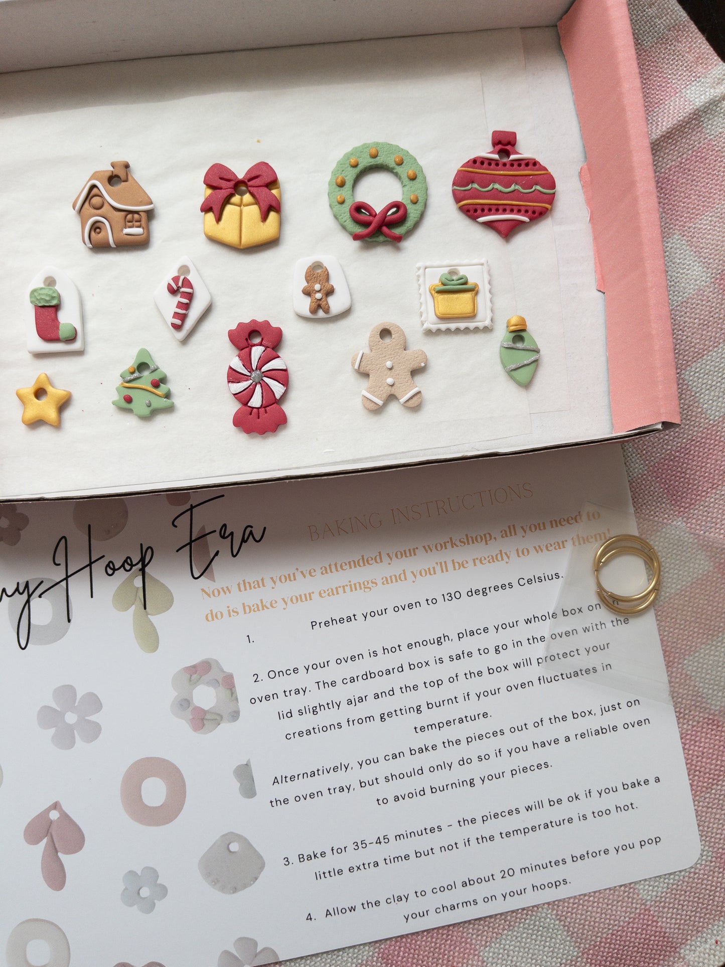 Polymer Clay Hoop Charms Workshop - Sunday 30th November