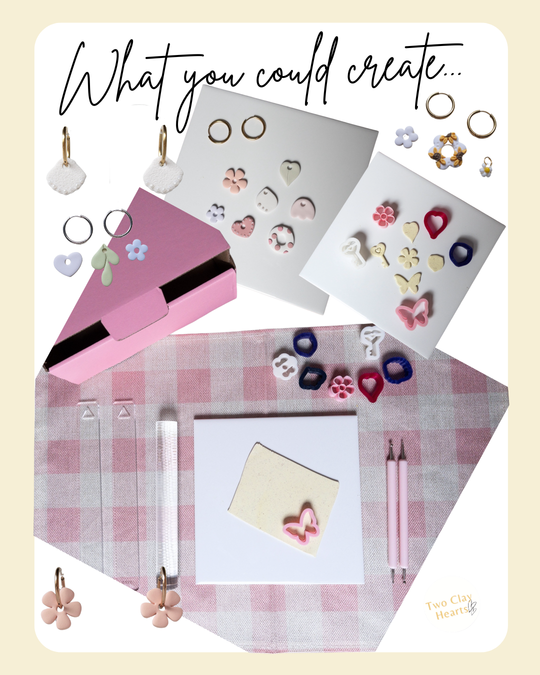 Polymer Clay Hoop Charms Workshop - Sunday 21st September